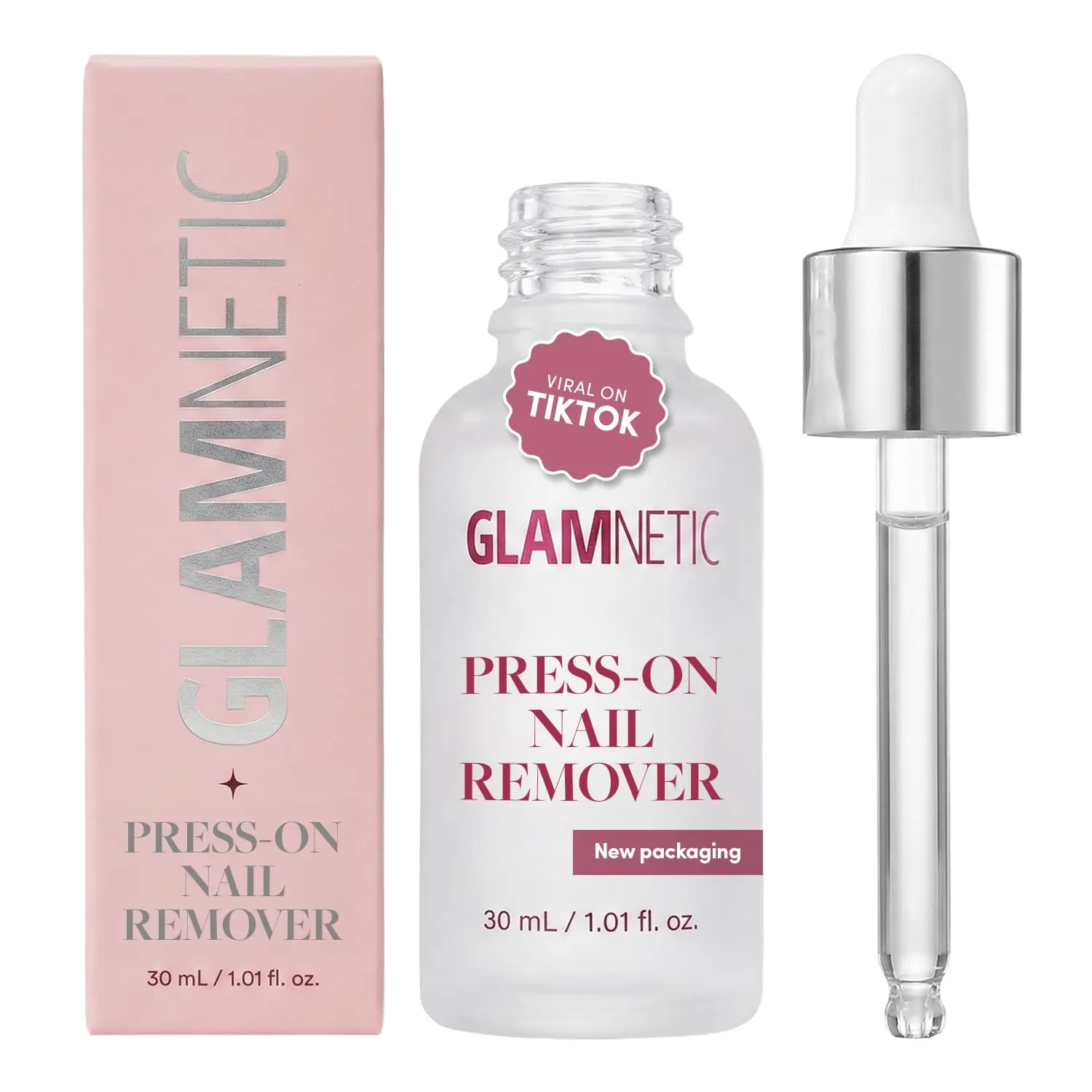 

Press On Nail Remover Serum, Odorless No Acetone Gentle Remover for Fake Nails, 30 ml