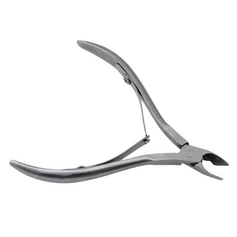 Profesjonalny zestaw 3 narzędzi do manicure i pedicure ze stali nierdzewnej: obcinacz do skórek, łyżeczka, nożyczki, popychacz do skórek, wysoka jakość.