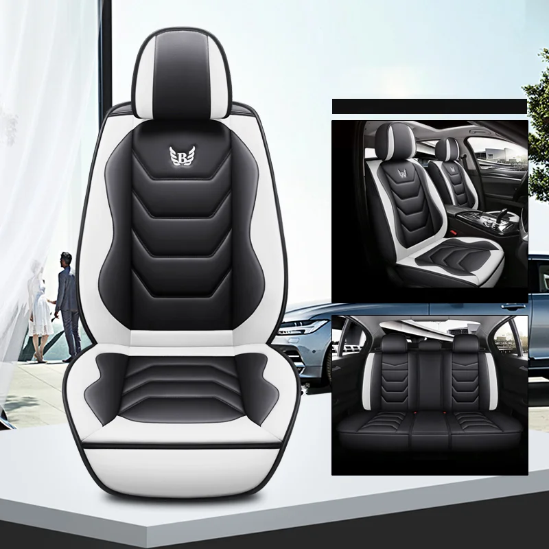 Universal Car Seat Covers For Ford Kuga KA Edge S MAX Dodge Journey Caliber RAM 1500 Nitro Challenger Full Set Auto Accessories