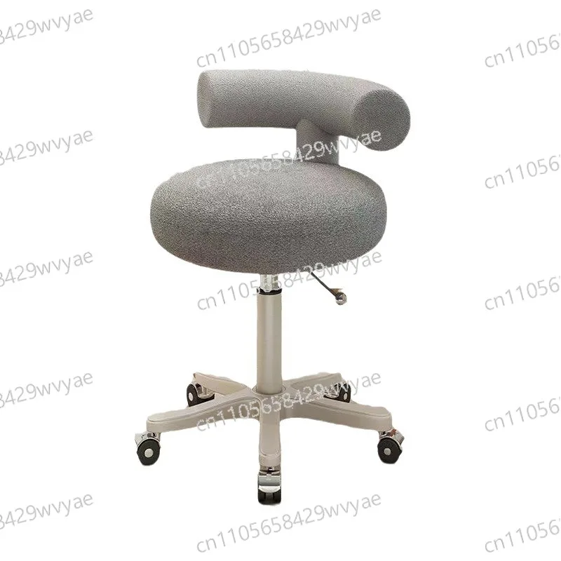 Beauty Salon Rotating Lifting Wool Chair Pulley Stool Seat