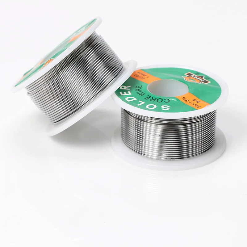 Welding Iron Wire Reel 50g FLUX 2.0% 1mm/0.8mm 63/37 45FT Tin Lead Line Rosin Core Flux Solder Soldering  Wholesale