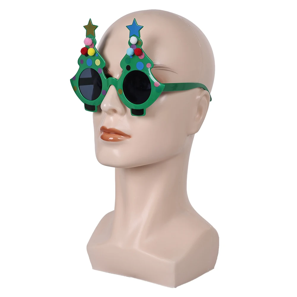 Erwachsene Männer Frauen Weihnachtsbaum Brille Clown Cosplay Brillen Film Terrifier Halloween Karneval Kostüm Zubehör Prop