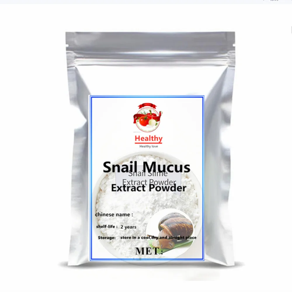 Cosmetic Grade Snail Mucus Extract Powder, Factory Sealed Moisture‑Proof Packing, Animal‑Derived Raw Stock, Global Bulk Supply