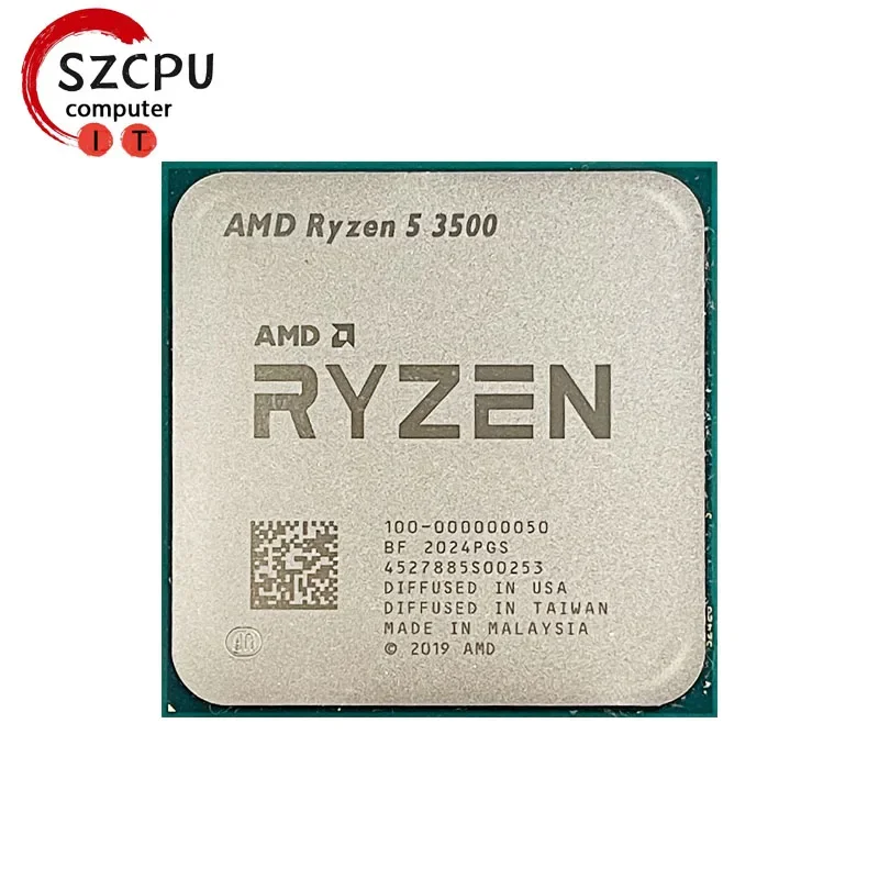 AMD Ryzen 5 3500 R5 3500 3.6 GHz Used Six-Core Six-Thread CPU Processor 7NM 65W L3=32M 100-000000050 Socket AM4