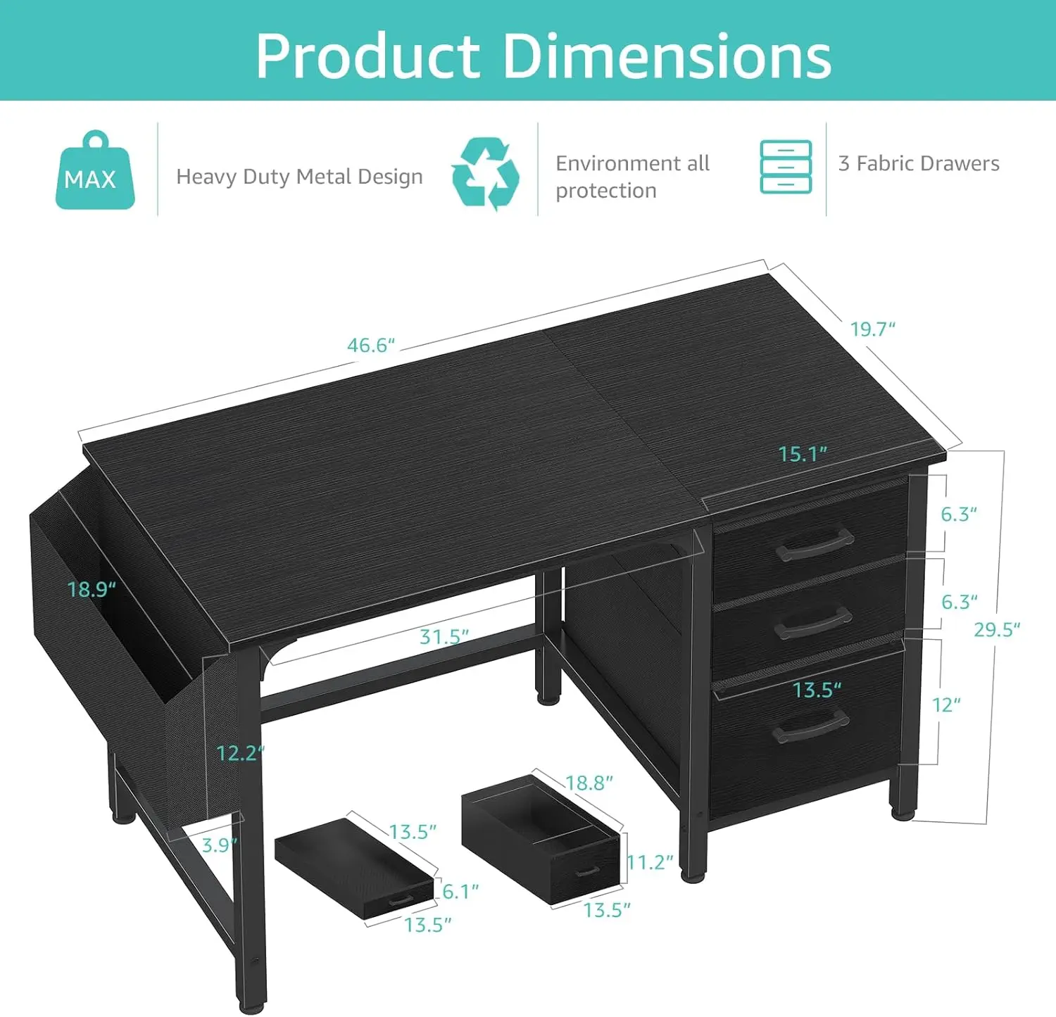 !@Combohome Custom Modern Wood Furniture Esports Large PC Writing Desk Home Office Study