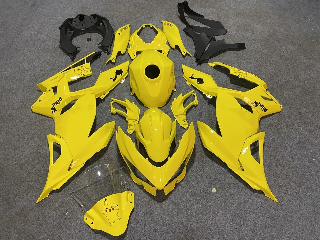 for Kawasaki Ninja 400 NINJA 400 2018 2019 2020 2021 Ninja400 EX400 Motorcycle Fairing Cute Pattern Full Car Shell Fairings