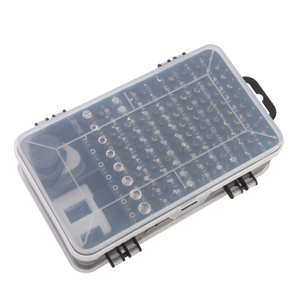 

1 set Professional 58 Bits Screwdriver Kit Durable Handle Phone Computer Repair Tools Plastic Case Multifunction Disassembly
