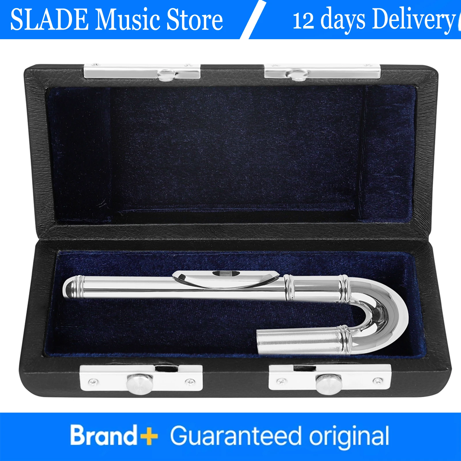 

Коробка для мундштука для флейты с изогнутой головкой, профессиональный чехол для хранения изогнутой головки флейты, коробка для мундштука, аксессуары для флейты, детали