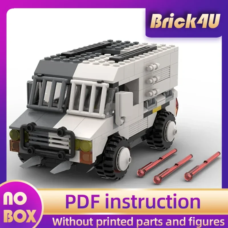 

Технические Moc Bricks, серия автомобилей из фильма, модель бронеавтомобиля, модульные строительные блоки, подарки, игрушки для детей, наборы «сделай сам», сборка