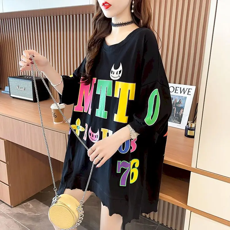 

Oversized Short-sleeved T-shirt Women 2024 Summer Korean Style Design Sense Fashion T Shirt Loose Thin Casual Tshirt Womens Tops