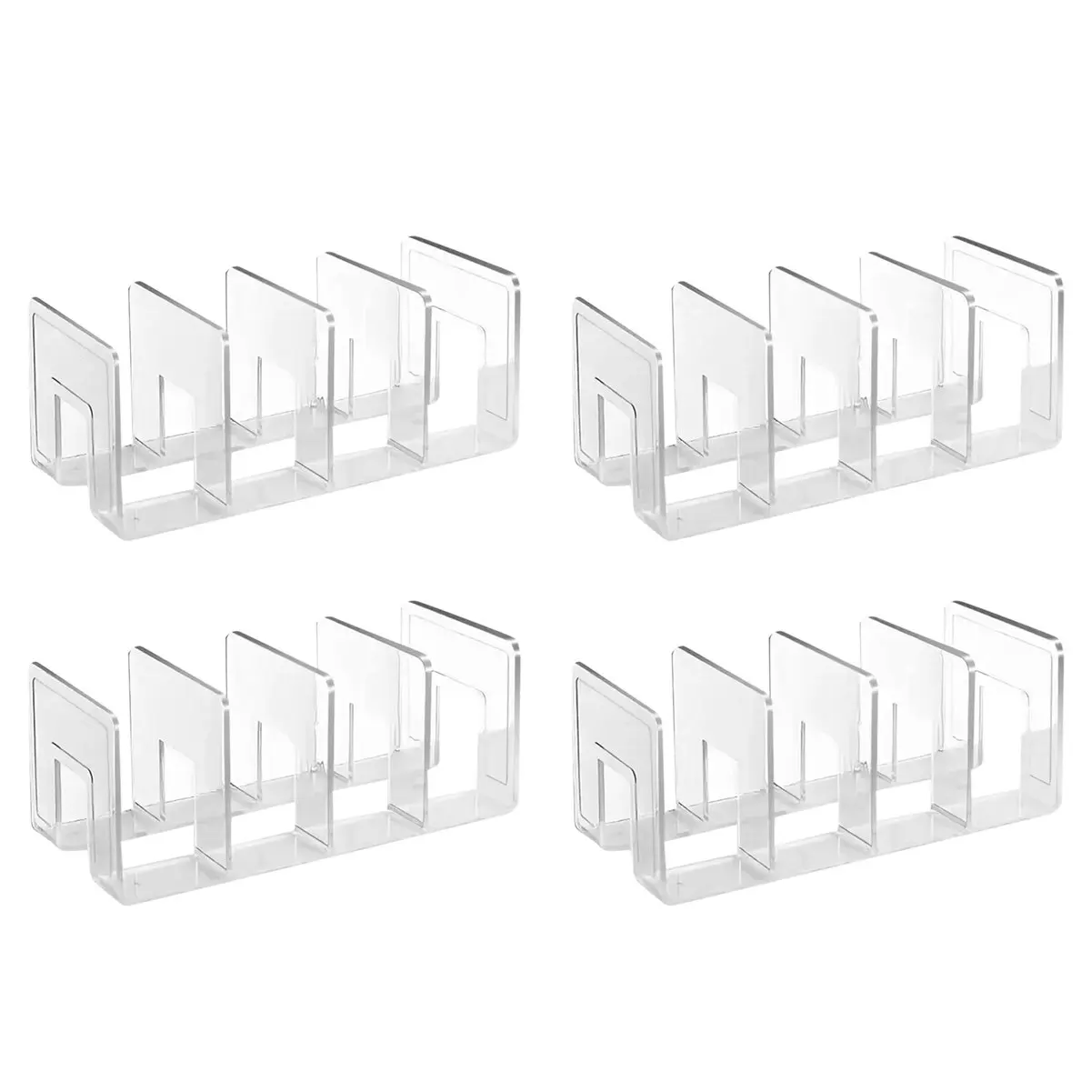 4 Pack Space-Saving Vertical Shoe Rack Organizer-Multi-Layer,Easy-to-Assemble, Compact Storage for Home Entryway Cabinet