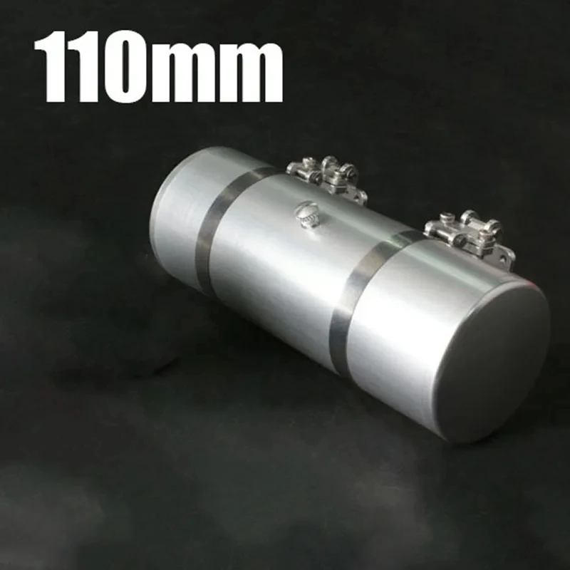 RC 1/14 Metall-Simulations-Rundkraftstofftank für Tamiya Hydraulikbagger, Lader, Muldenkipper, für VOLVO Anhänger-Kipper DIY-Teile – Detail 3