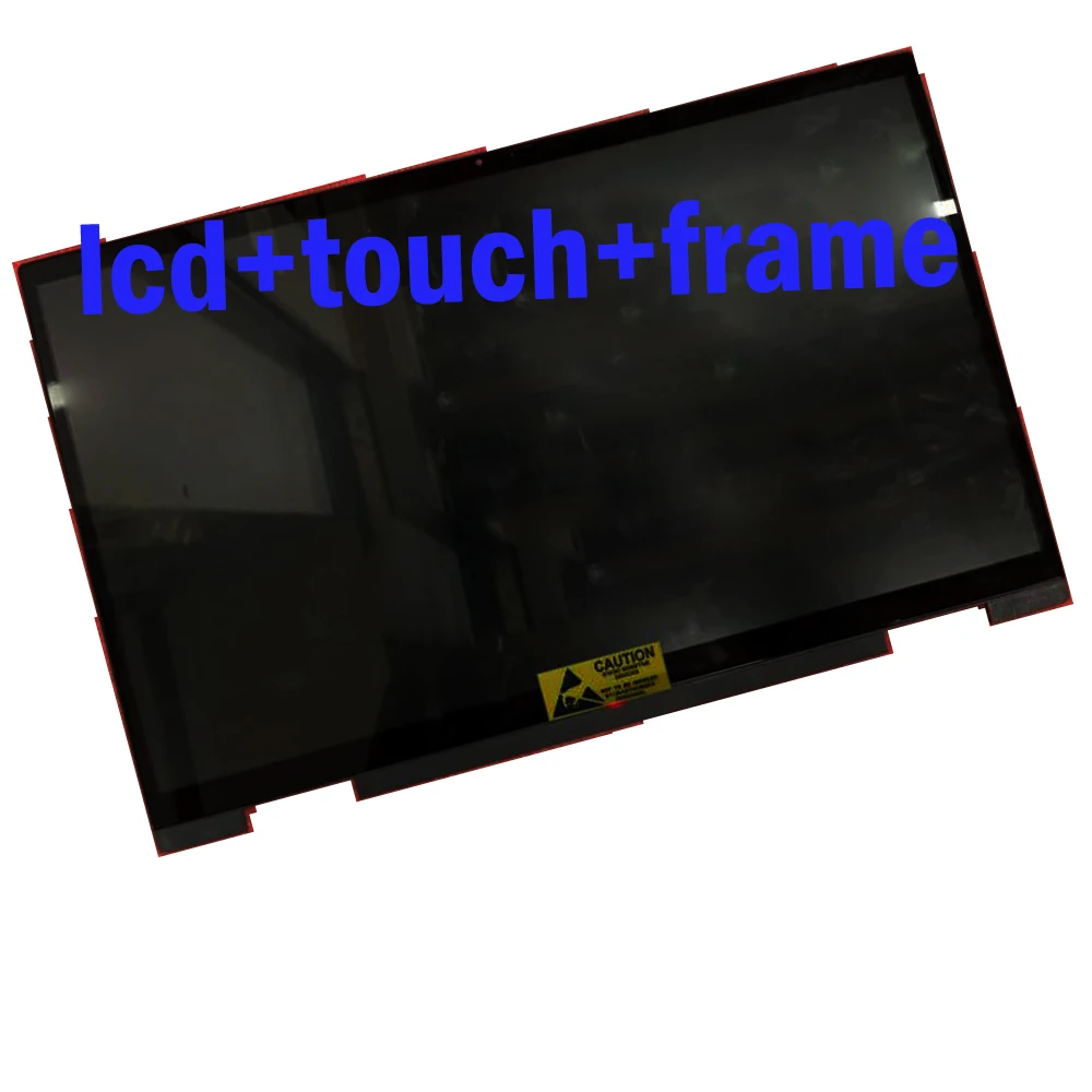 FHD LCD Display Touch Screen digitador Assembly Frame, 15.6 ", Fit para HP Pavilion x360, 15-er0032ng, 15-er0055ng, 15-er0077ng