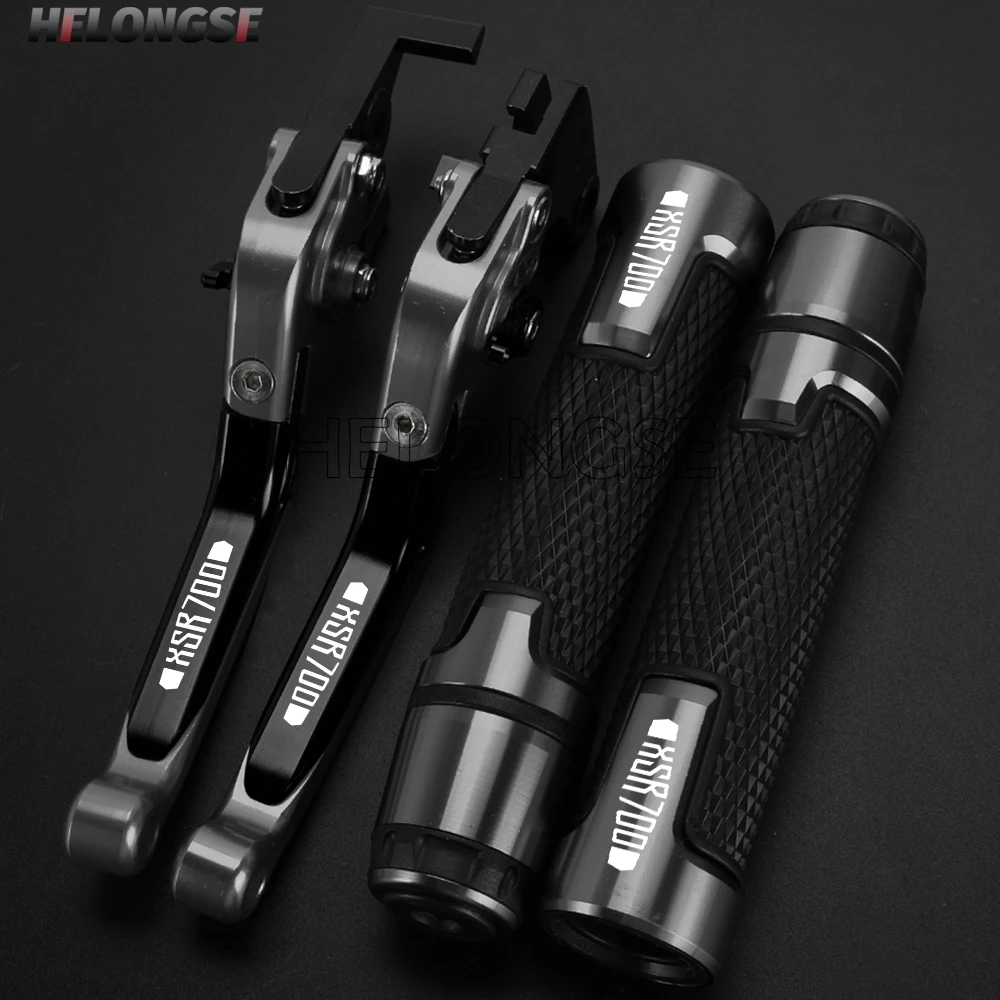 

Motorcycle Adjustable Foldable Brake Clutch Levers FOR YAMAHA XSR700 XSR 700 2015-2020 2019 2018 2017 Handle Handlebar Grips End