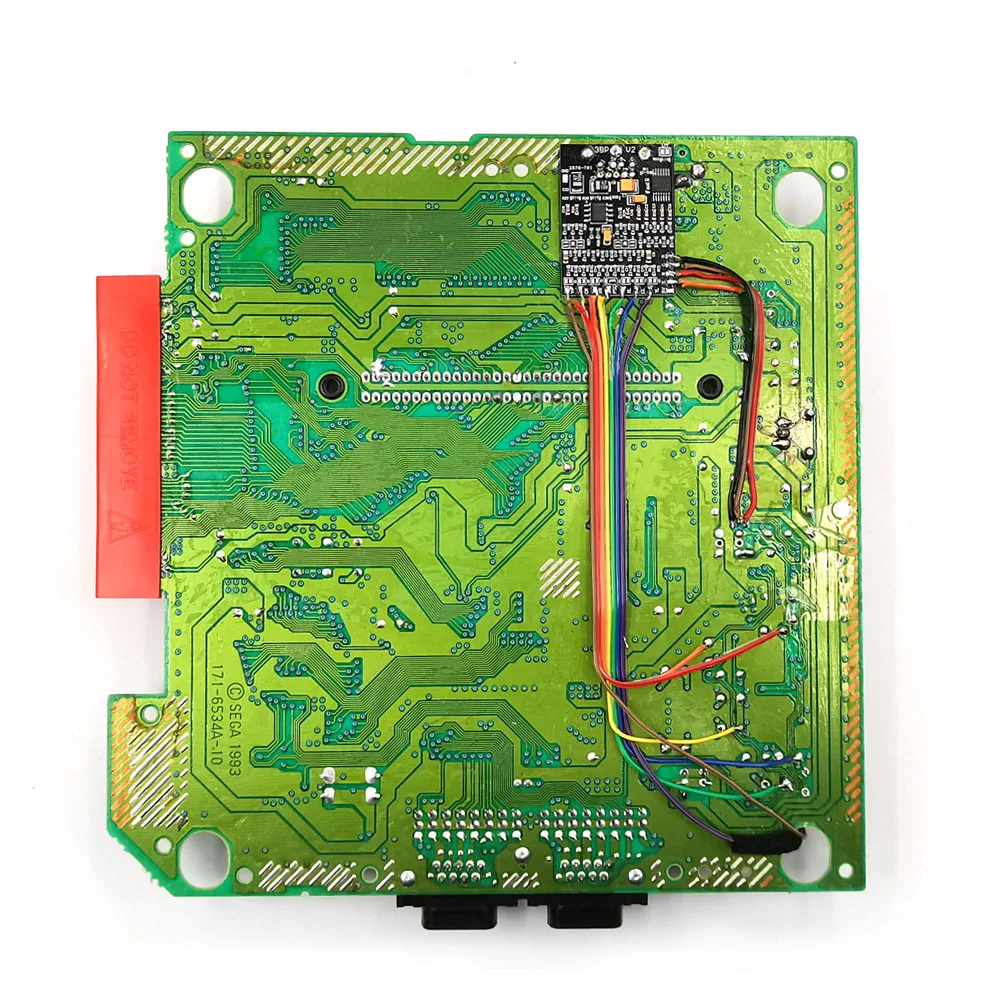 HISPEEDIDO-Kit MOD 2 en 1 pour console SEGA Mega Drive/Genesis, triple bypass V2 RGB