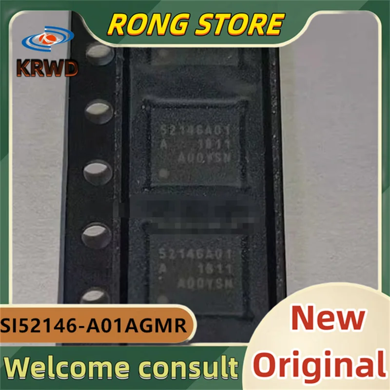 

3pcs 52146A01A New and Original SI52146-A01AGMR SI52146 QFN-32