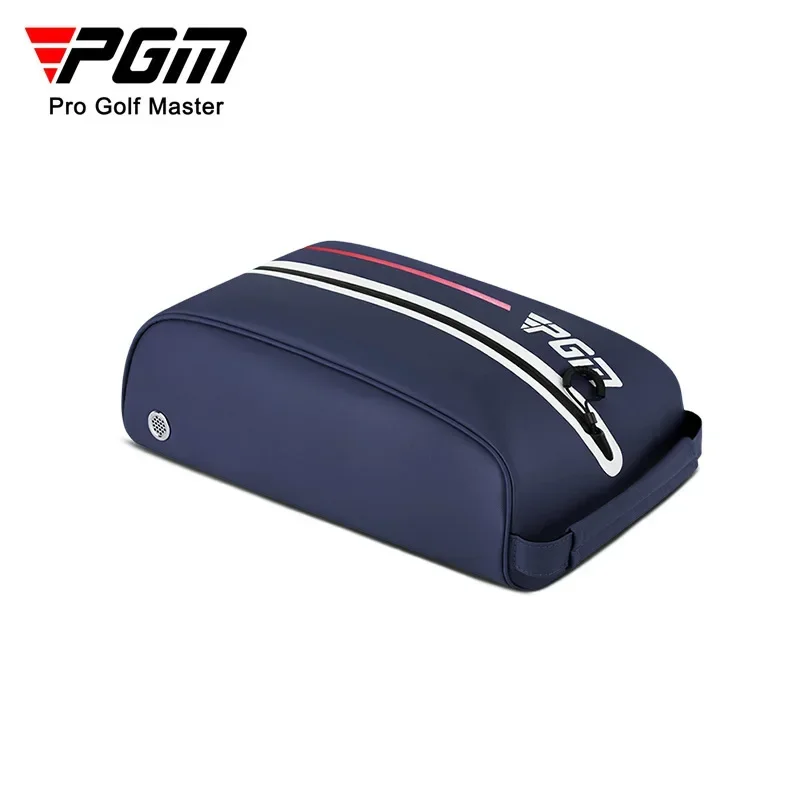 PGM Women Men Golf Shoe Bag Protable Waterproof Nylon Ultra-light Portable Breathable with Handle Fashion Sport Stripe XB006 new