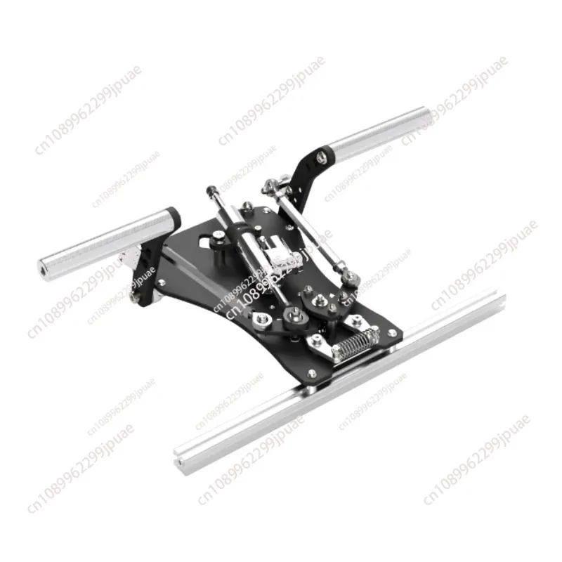 High Precision Hall Sensor Flight Sim Rudder Pedal Standard/Damper Optional PC Flight Simulation Foot Control Pedal