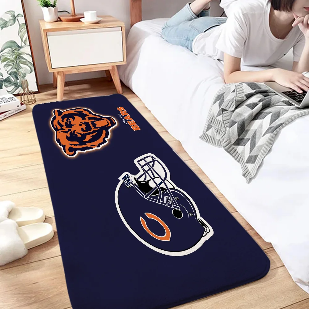 Front Door Mat Entrance Outdoor Chicago Bears Things for the Home Accsessories Room Mats Design Carpet Rugs Floor Rug Foot Bath