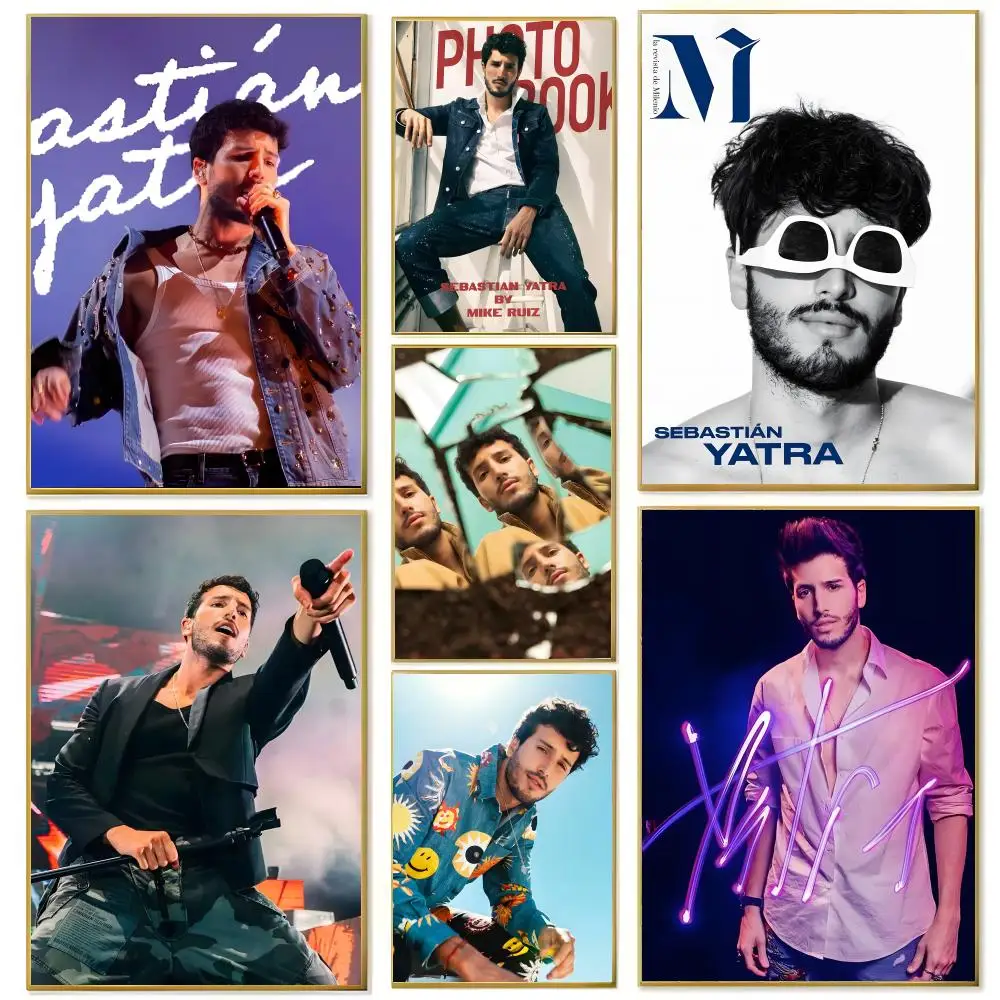 Póster de Singer S-Sebastian Y-Yatra, arte impreso para pared, adecuado para sala de estar, dormitorio, bar, salón, decoración del hogar, regalo