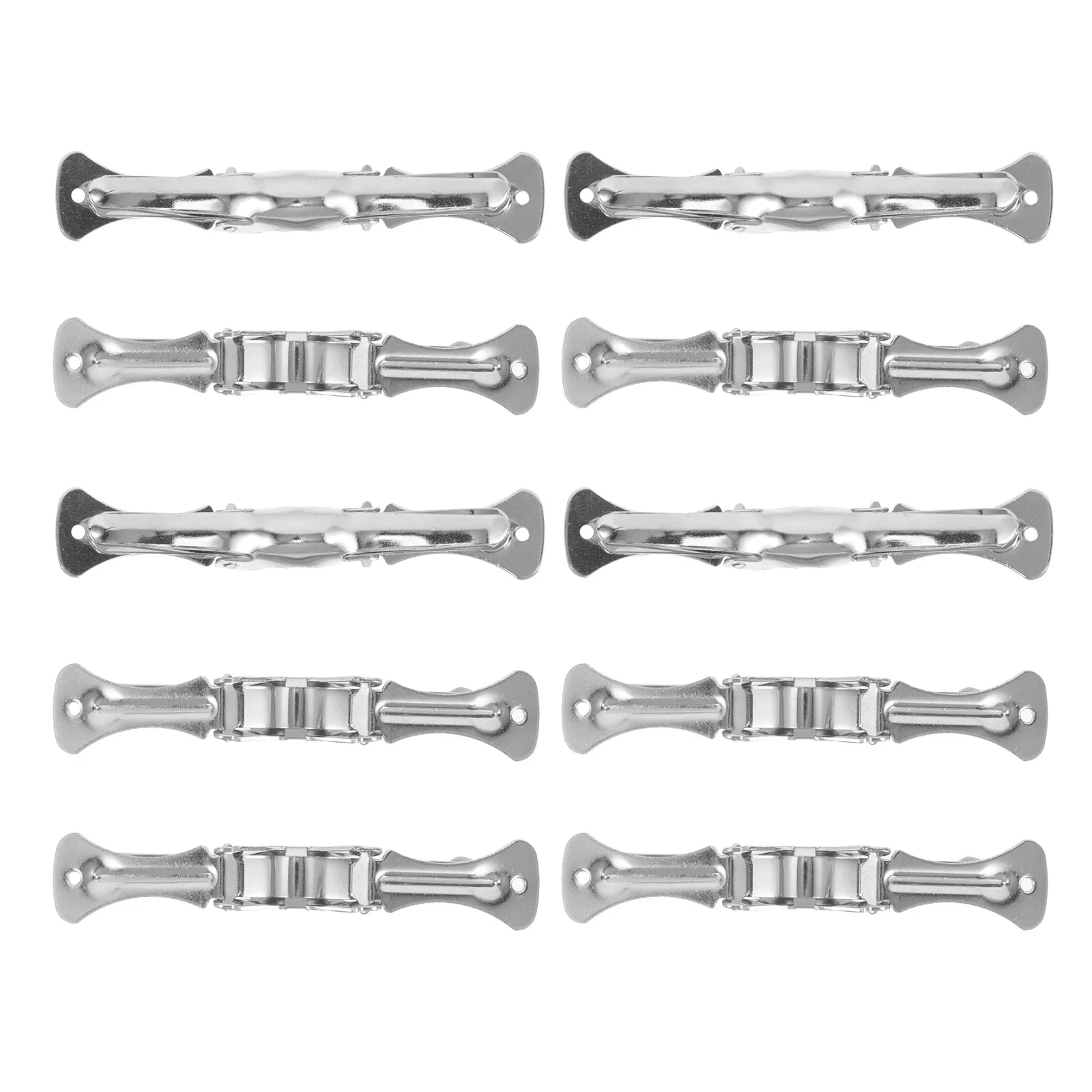 10Pcs Metal Tie Clips Spring Clamp Necktie Fastener 7Cm Dress Clip Ideal Business Wedding Formal Apparel Accessories Decorative view 5