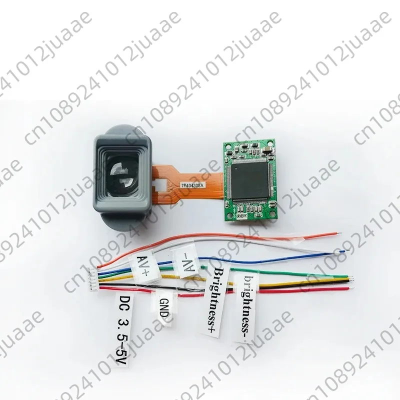 DIY Night Vision  Monocular Viewfinder Av Signal Input Interface LCD640 * 480 Resolution