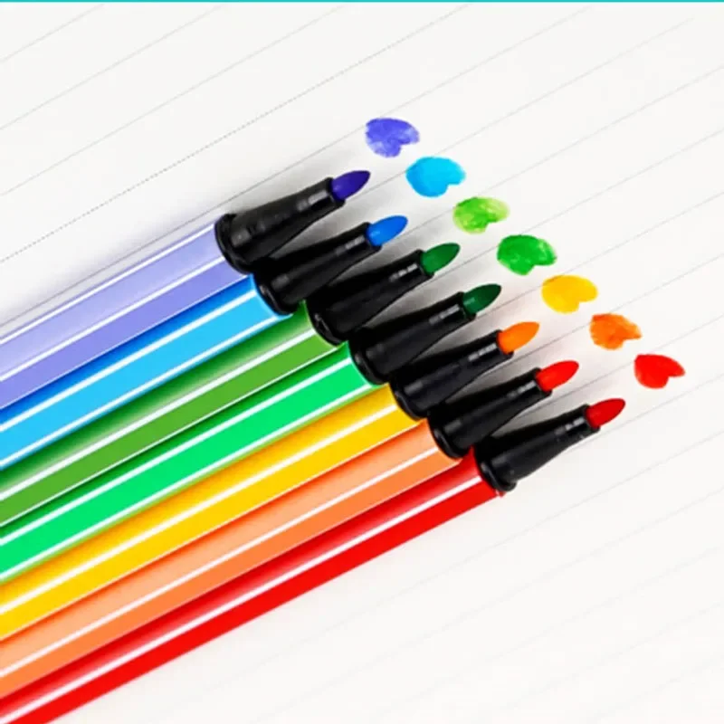 Kinder Malerei 6/12 ungiftig Wasser Farbstift Waschbar Aquarell Stift Mark Malerei für Kinder Zeichnung Kunstbedarf – Detail 5
