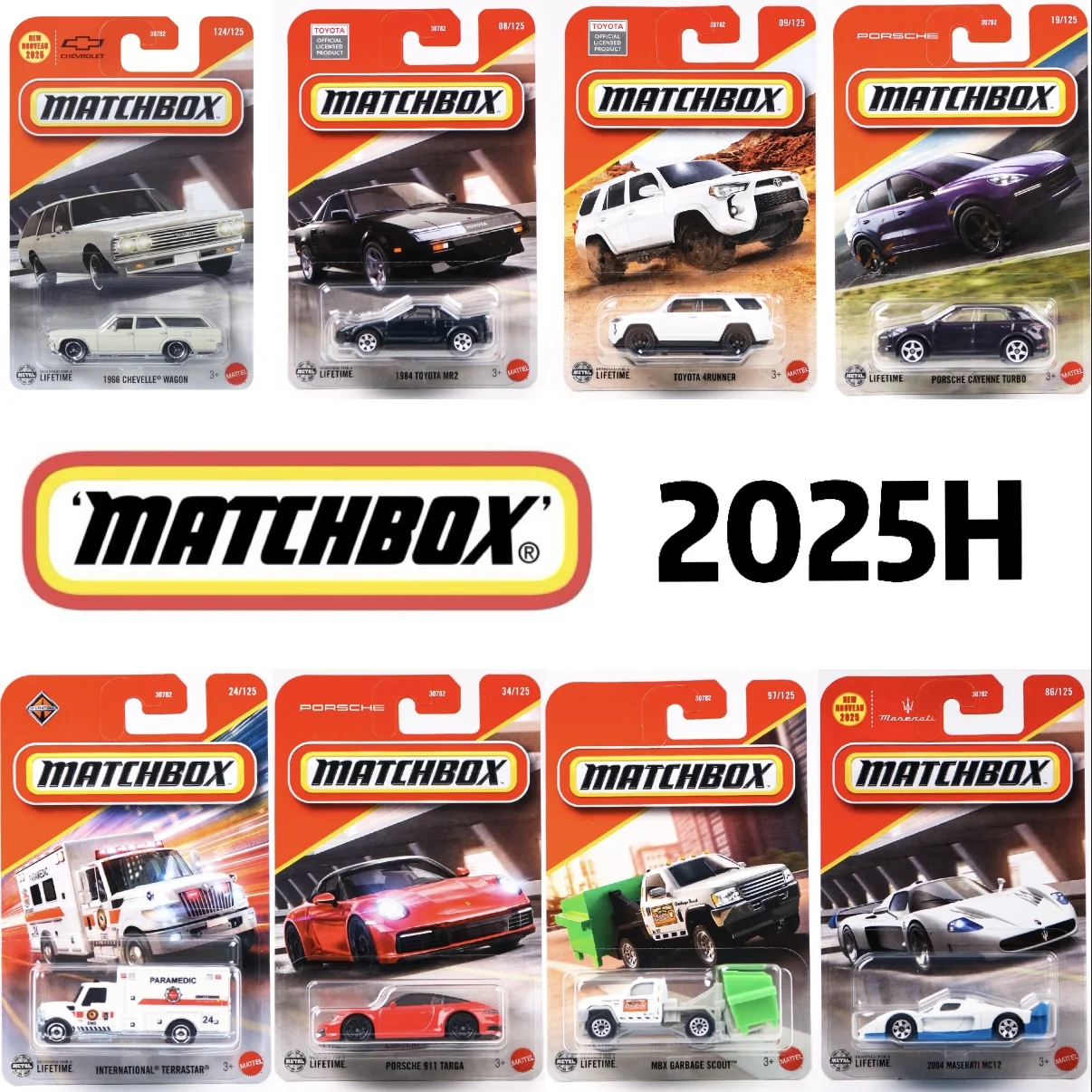 

Matchbox Moving Urban Heroes 1/64 Die-cast Collection Model Toy Car 2025H