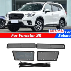 Car Insect Proof Net For Subaru Forester SK 2022-2024 Water Tank Cover Racing Grid Protective Net Condenser Internal Auto Access
