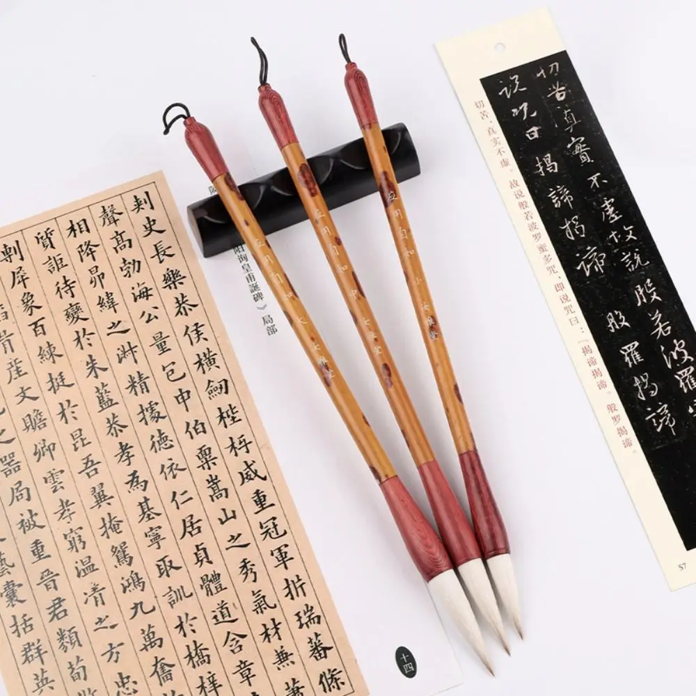 Traditional Chinese Calligraphy Brush Goat's hair Oil Watercolor Art Paint Brush Oil Painting High-end Scriptures Writing Brush