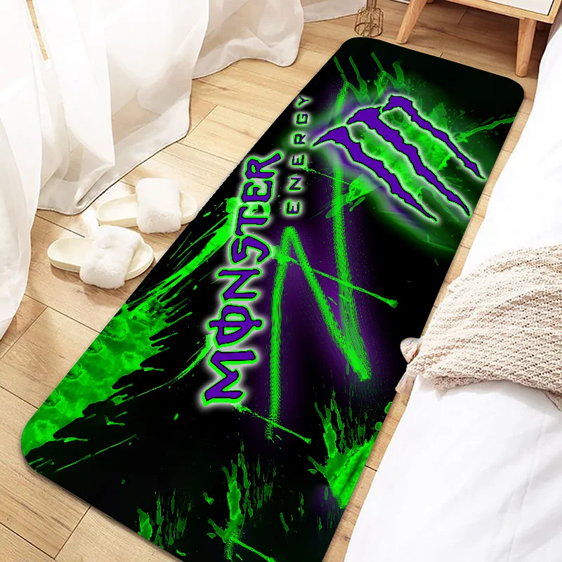 Energy drinks Door Mat Entrance Non-slip Doormat Washable Kitchen Carpet Living Room Hallway Rugs Bathroom Bath MonsterS