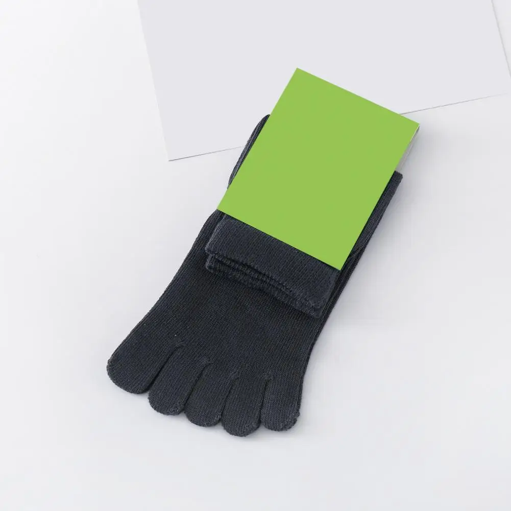 جوارب رياضية للرجال مانعة للانزلاق وممزوجة بالقطن ، مرونة عالية ، امتصاص العرق ، ارتداء يومي ، أنبوب متوسط ، زوج واحد