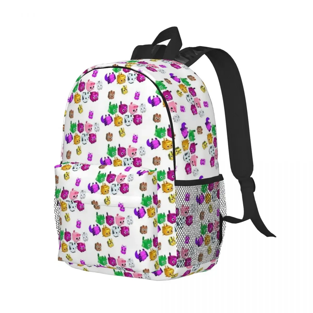 Simulator de mascotas Wiki-mochila simuladora de corazón divertido para mascotas, mochila para niños y niñas, mochilas escolares para niños, mochila para computadora portátil, bolsa de hombro