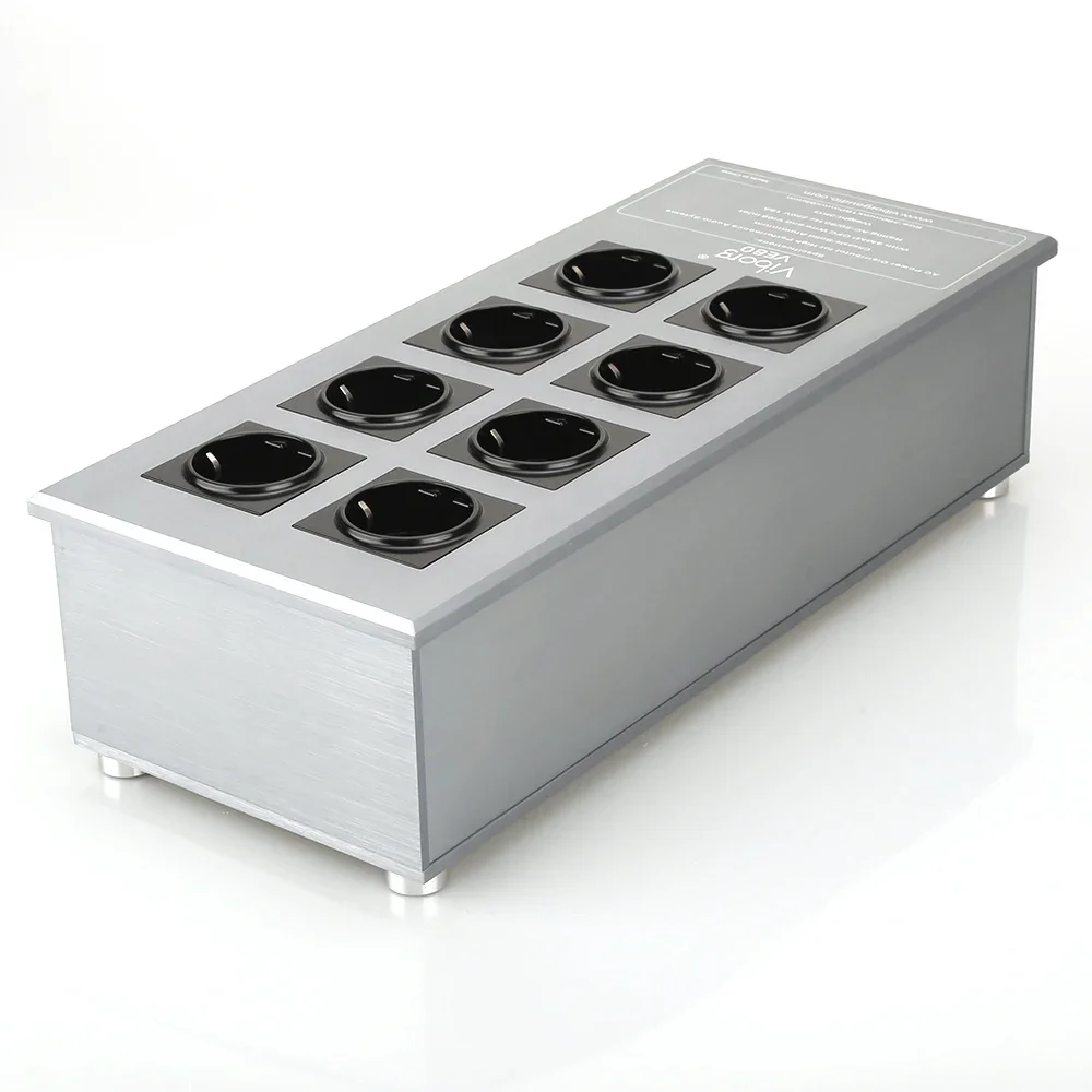 Viborg VE80 High-End HiFi Audio EU Schuko Outlets AC Power Conditioner Noise Filter Audiophile Power Purifier