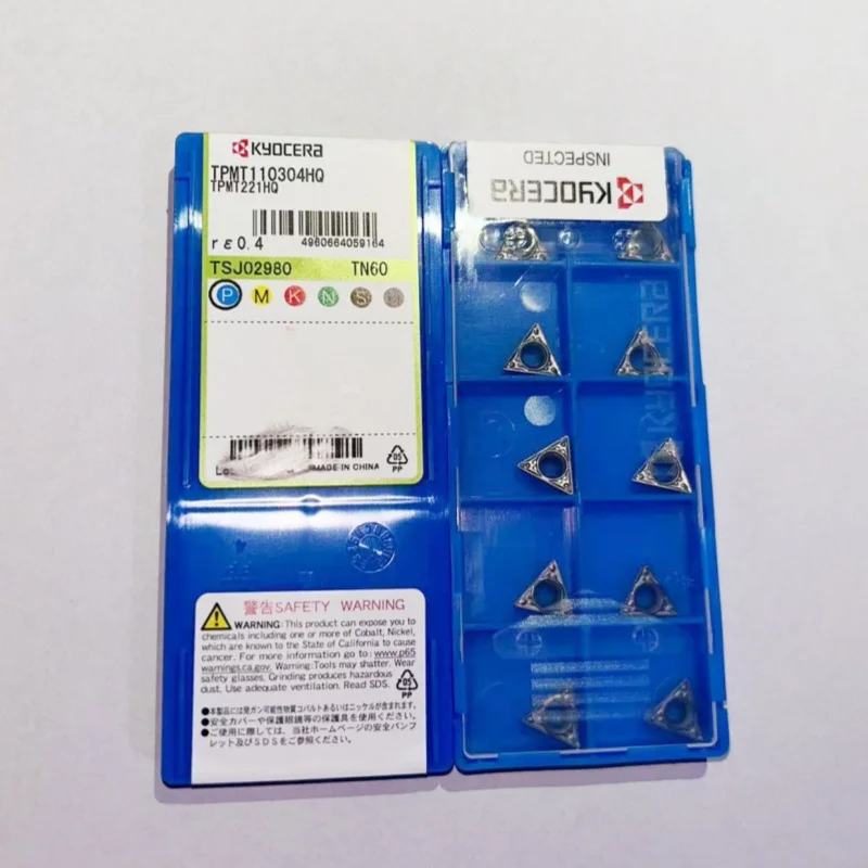 TPMT110302HQ TN60 /TPMT110304HQ TN60 /TPMT110308HQ TN60 CNC turning blade carbide inserts 10Pcs