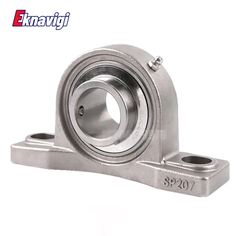 Imagem -04 - Exterior Esférico Bearing Belt Base Sucp201 Ucp202 Ucp203 204 205 1pc Aço Inoxidável