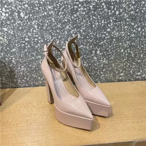 2024 Summer New Women\'s Shoes Fashion Sexy Thick High Heels Party Banquet Women\'s Stage Shoes Women\'s Wedding Shoes