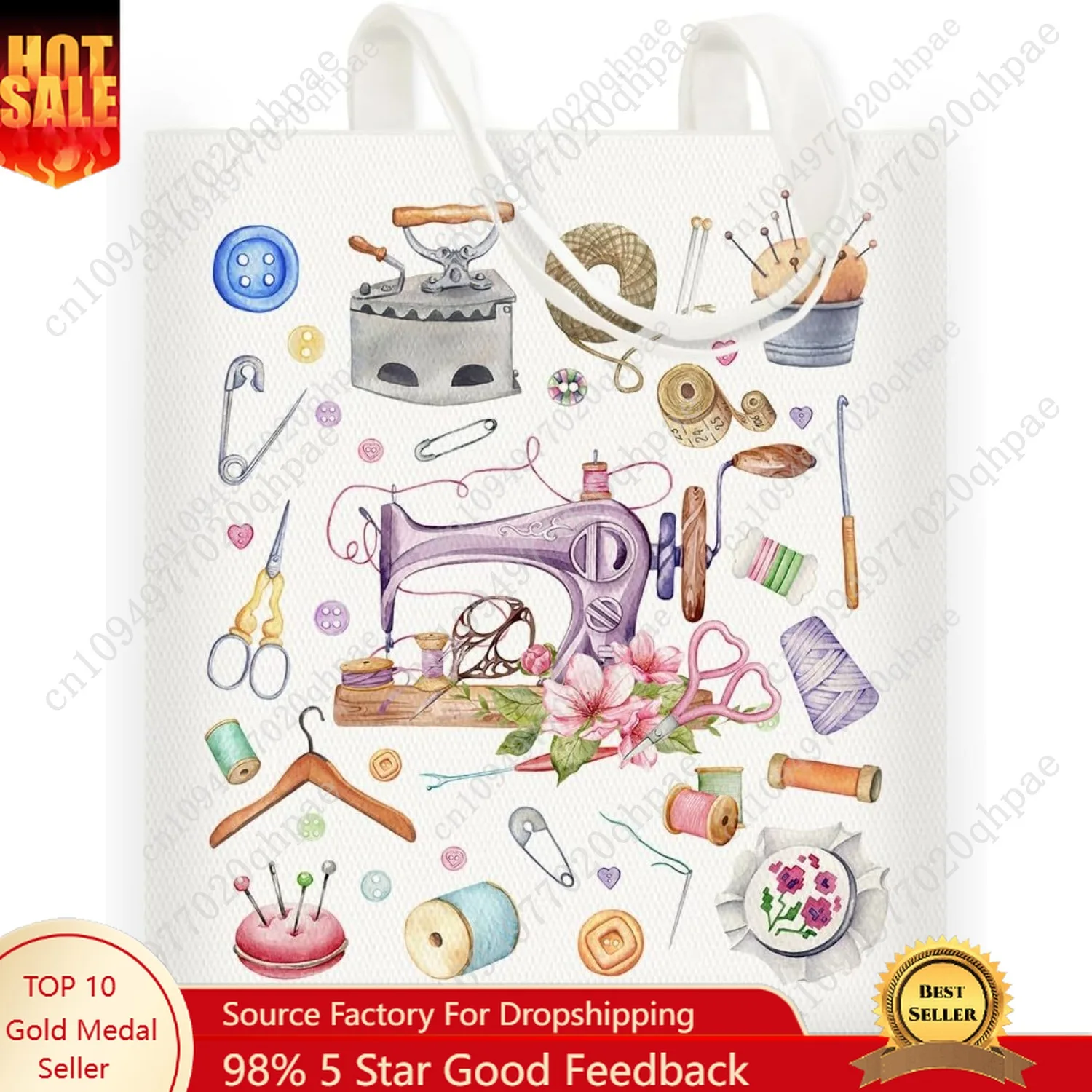 

Sewing Gifts Tote Bag Quilting Sewing Gifts for Seamstress Quilters Women Sewing Lovers