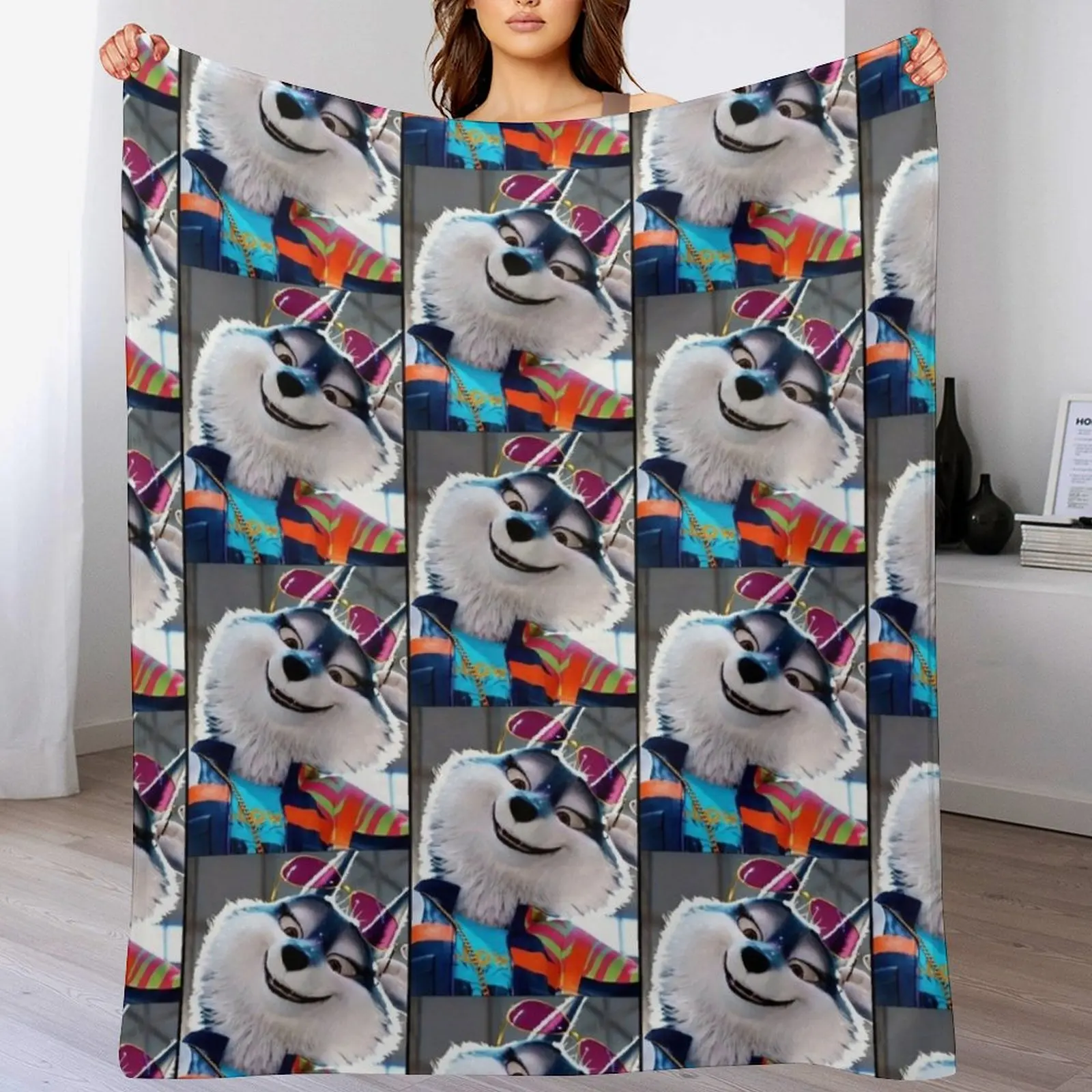 

Porsha sing 2 Throw Blanket Warm Napping Blanket for Office Couch Bed