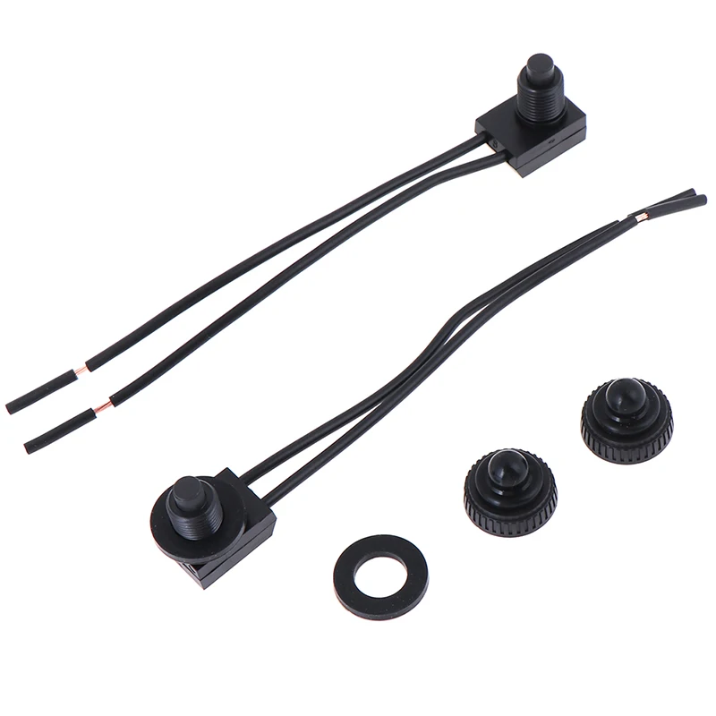 Hot Sale 2PCS 12V Waterproof Push Button On-Off Switch With 4