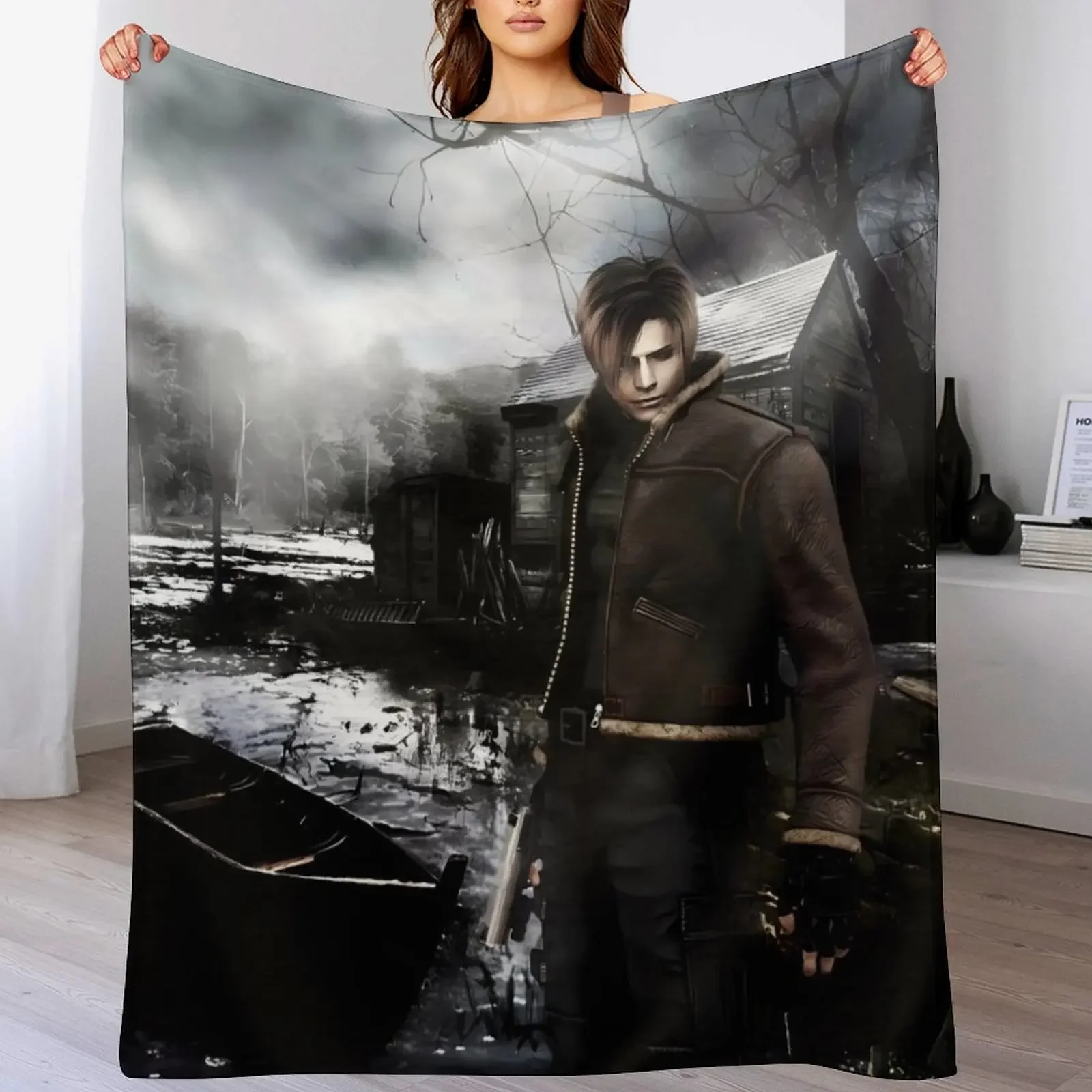 Leon Throw Blanket Lightweight Warm Blanket for Indoor Outdoor Use