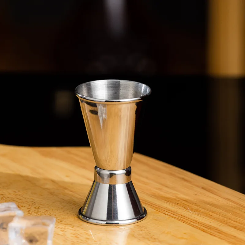 15/30ML Stainless Steel Double Jigger, Bartender Measuring Cup, Ounce Cup For Bar Drink Mixing & Milk Tea Shop Tool