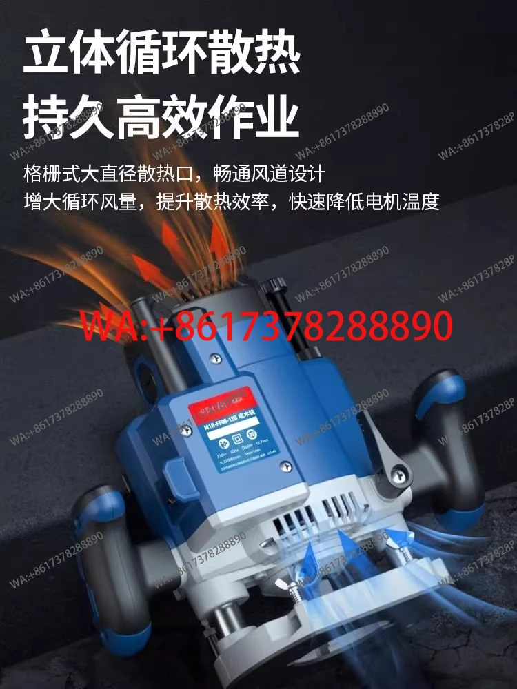 Bakelite milling woodworking special multi-functional engraving machine big gong machine Dongcheng can be upside down tenon hole