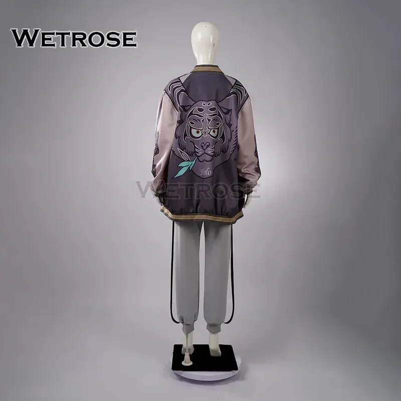 【Wetrosse】В наличии Koganei Niko Косплей Костюм FLOW GLOW Holo Vtuber Hololive Dev Is Outfit Хэллоуин Полный комплект парика