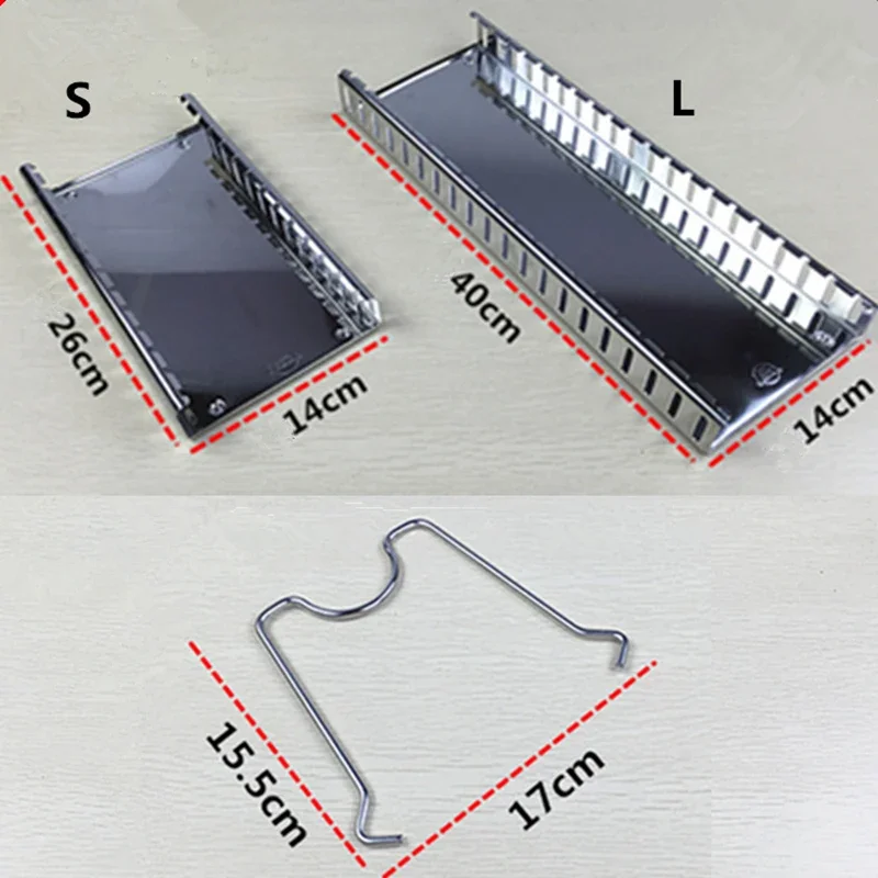 304 الفولاذ المقاوم للصدأ قابل للتعديل رف غطاء وعاء و عموم الجرف طبق تجفيف رفوف متعددة الوظائف المنظمون للمطبخ