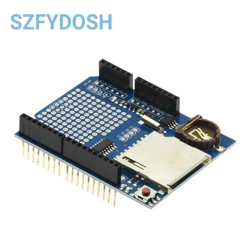 Módulo Data Logger para cartão SD UNO, Logging Recorder Shield V1.0, XD-204