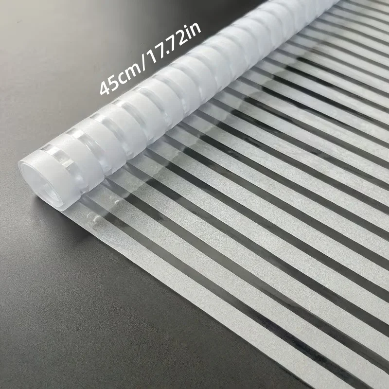 1pc Solid Color Frosted Window Privacy Film, Self-Adhesive Glass Sticker Decal for Home Door Window Decor & Privacy Protection view 2