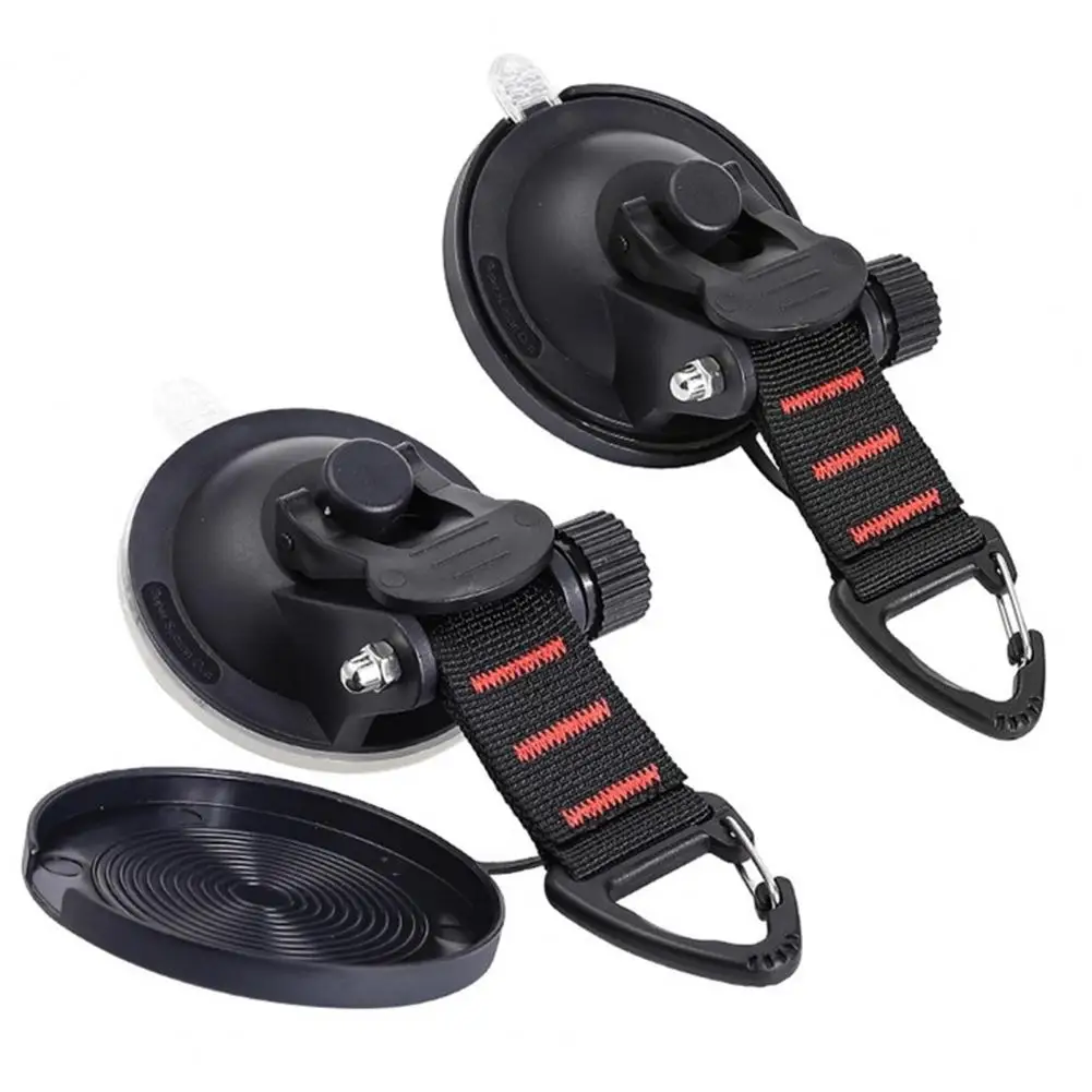 Suction Cup with Swivel Hook Durable Heavy Duty Suction Cup with Rotatable Hook for Camping Tent Tie Down Outdoor Car Boat