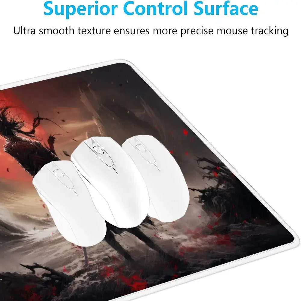 الساموراي المحارب ماوس الوسادة كبيرة الألعاب عدم الانزلاق ماوس الكمبيوتر المحمول اللوحي Nootbook لعبة البساط الجدول وسادة حصيرة جهاز كمبيوتر صغير Playmat