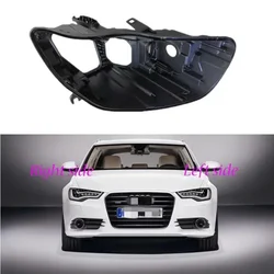 Headlight Base For Audi A6/S6 C7 2012 2013 2014 2015 LED Headlamp House Car Rear Base Front Auto Headlight Back House